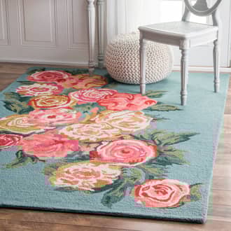 Beautiful Rose Bouquet Rug secondary image