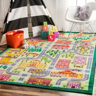3' 3" x 5' City Neighborhood Rug secondary image