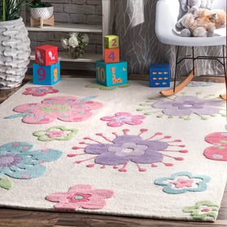 Pastel Anemone Nursery Rug secondary image