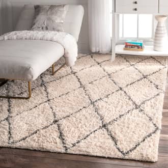Cotton Diamond Trellis Rug secondary image