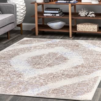 Persian Iris Floral Rug secondary image