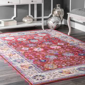 Classic Tinted Floral Rug secondary image