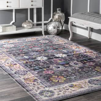 Classic Tinted Floral Rug secondary image