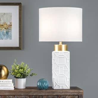 29-inch Ceramic Runic Emblem Table Lamp secondary image