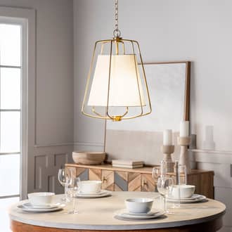 19-inch Linen Iron Chain Pendant secondary image