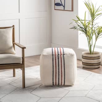 Cotton Dotted Pouf secondary image