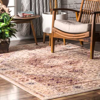 Rugs USA Orange Moonlight Timeworn Medallion rug - Traditional Rectangle 8