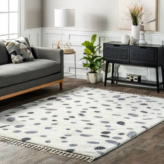 Brea Speckled Tasseled Rug secondary image