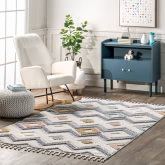 Alia Retro Trellis Kids Rug secondary image