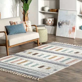 Cordelia Striped Bars Kids Rug secondary image