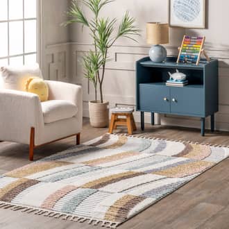 Carly Hazy Tiled Kids Rug secondary image