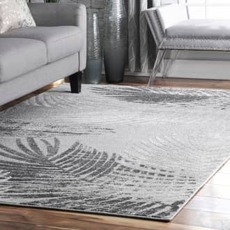 Rugs USA Gray Wintershade Foliage Faded rug - Contemporary Rectangle 6 7
