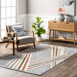 Wilhemina Iridescent Retro Rug secondary image