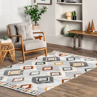 Julissa Iridescent Trellis Rug secondary image