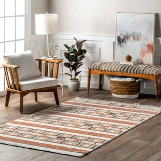 Marianne Iridescent Banded Rug secondary image