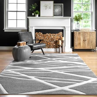 Rugs USA Gray Keno Calypso rug - Contemporary Rectangle 6 x 9