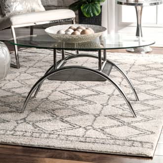 Rugs USA Ivory Barnaby Moroccan Bands rug - Transitional Rectangle 6 7 