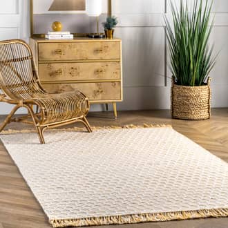 Hive Fringed Rug secondary image