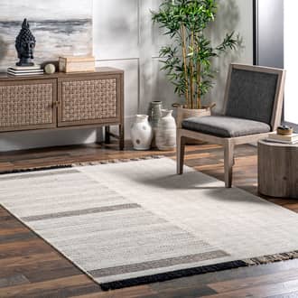 Kianna Wool Striped Rug secondary image