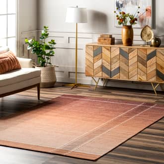 Chanda Plaid Ombre Rug secondary image