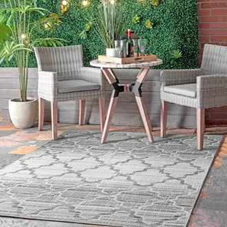 Ombre Trellis Indoor/Outdoor Rug secondary image