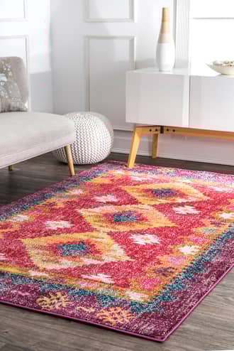 Faded Diamond Totem Rug secondary image