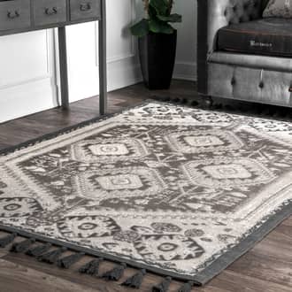 Cotton Tasseled Rug secondary image