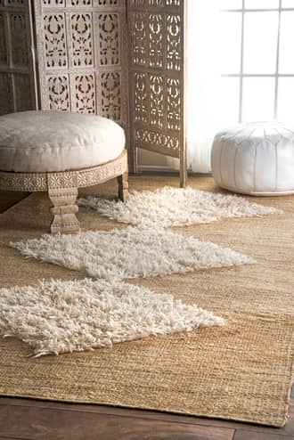 Woolly Diamonds Jute Rug secondary image