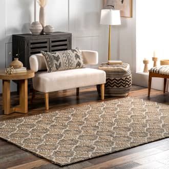 Kaya Jute Honeycomb Rug secondary image