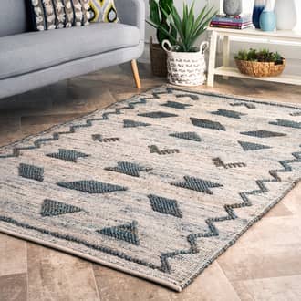 Flatwoven Jute Geometric Rug secondary image