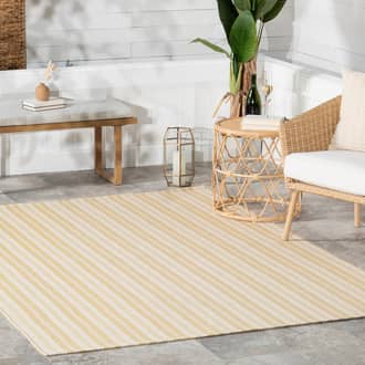 Ticking Stripe Handwoven Indoor/Outdoor Rug secondary image