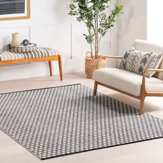 Dainty Diamond Handwoven Cotton Rug secondary image