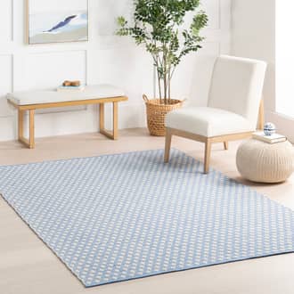 Dainty Diamond Handwoven Cotton Rug secondary image