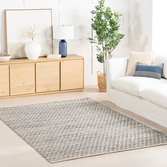 4' x 6' Geometric Rag Handwoven Jute Rug secondary image