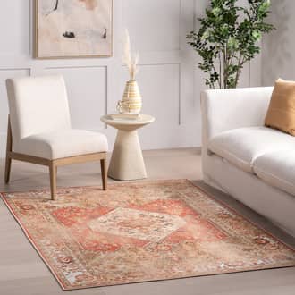 Hannah Medallion Washable Rug secondary image