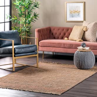 Lilly Seagrass Fringed Rug secondary image