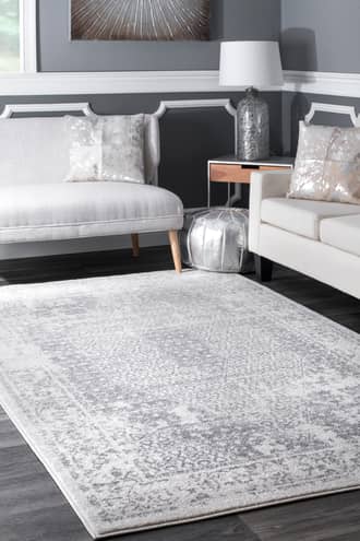 Floral Jewel Medallion Rug secondary image