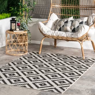 4' x 6' Mallia Moroccan Trellis Indoor/Outdoor Rug secondary image