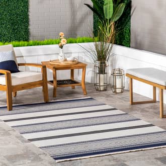 Junina Striped Indoor/Outdoor Rug secondary image