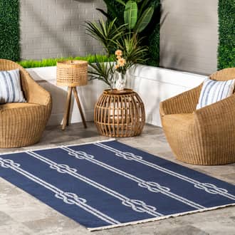 Melpomene Nautical Indoor/Outdoor Rug secondary image