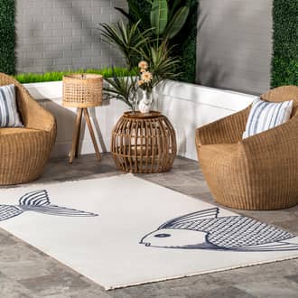 Misty Tropical Indoor/Outdoor Rug secondary image