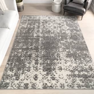 8' Ruby Distressed Mist Rug secondary image