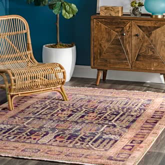 Arboreal Landscape Fringe Rug secondary image