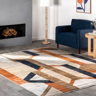 Justine Geometric Shapes Rug secondary image