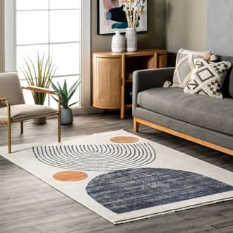 Yulissa Contemporary Rainbow Rug secondary image