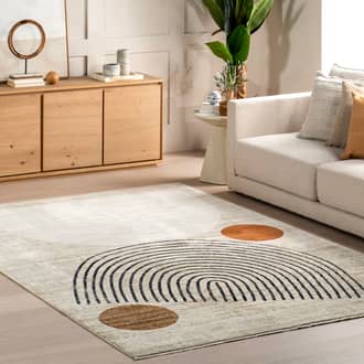 Yulissa Contemporary Rainbow Rug secondary image