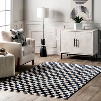 Rasali Checkered Box Rug secondary image