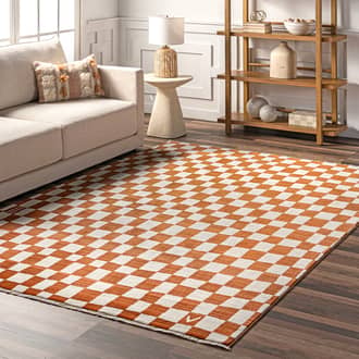 Rasali Checkered Box Rug secondary image