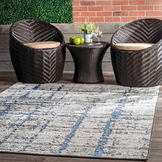 Raised Abstract Shroud Outdoor Rug secondary image