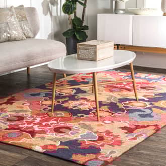 9' x 12' Patchwork Abstract Rug secondary image